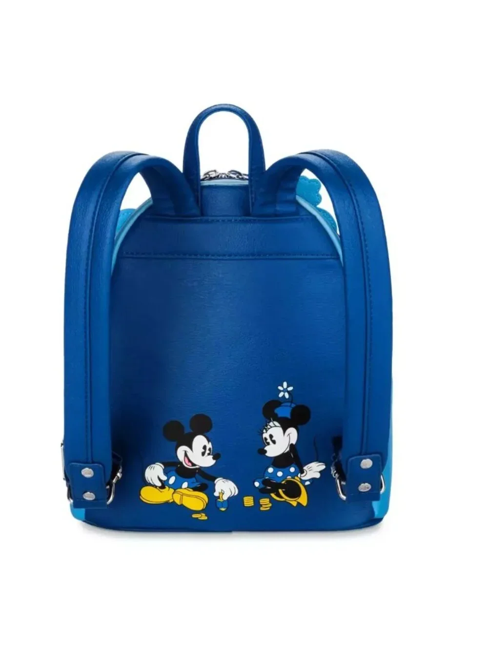 -New Disney Parks Mickey and Minnie Hanukkah Light-Up Loungefly Backpack